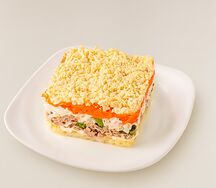 Салат Мимоза с тунцом 