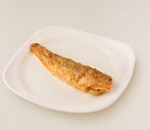 Жареный минтай  