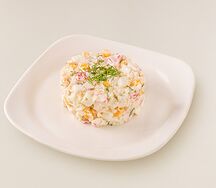 Салат крабовый с рисом 