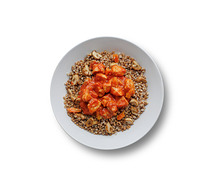 Гуляш из свинины с гречей