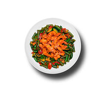 Цыпленок по-тайски с арахисом и овощами