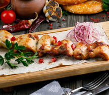 Шашлык из куриного бедра