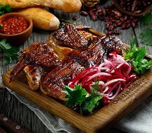 Цыпленок на углях