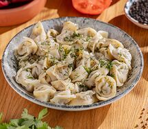 Чучвара жареная с бараниной