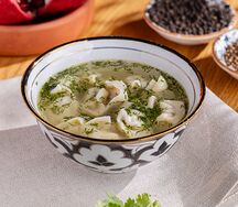 Чучвара-шурпа с бараниной