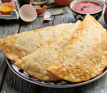 Чебуреки с говядиной и свининой