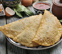 Чебуреки с зеленью и сыром