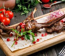 Шашлык из каре ягненка