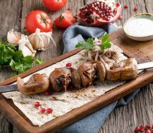 Язычки ягнят на мангале