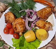 Шашлык из куриного ассорти