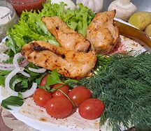 Шашлык из куриного филе