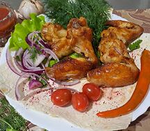 Шашлык из куриных крылышек