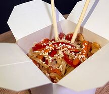 Лапша удон со свининой