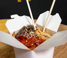 Гречневая лапша с курицей