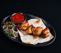 Куриное бедро на мангале