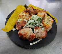 Шашлык из cвинoй шеи