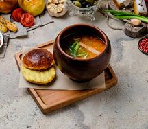 Суп Гороховый с копчеными ребрышками