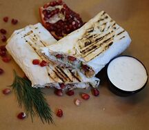 Гранатовая шаурма, большая