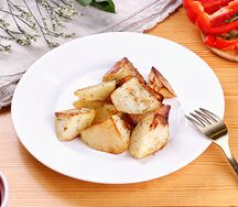 Картофель запечённый с зеленью