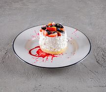 Воздушный чизкейк с ягодами