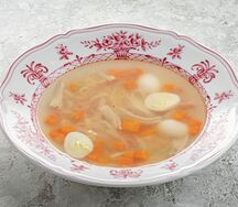 Куриный суп с макарошками