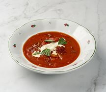 Томатный суп с страчателлой