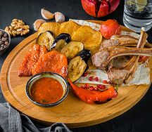 7. Баранина корейка с овощами