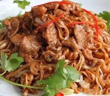 50 Ручная лапша с бараниной 