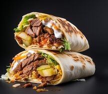 Свиток с картошечкой