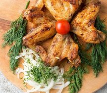 Шашлык из куриных крыльев