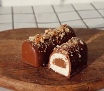 Сырок с вареной сгущёнкой