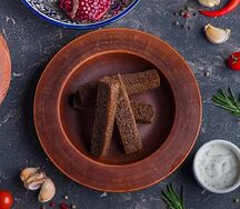 Гренки чесночные