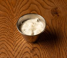 Сметана с зеленью