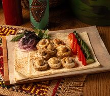 Запеченные шампиньоны