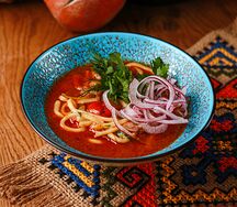 Лагман с телятиной