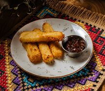 Жареный сыр сулугуни