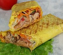 Сырная шаурма с курицей Классик