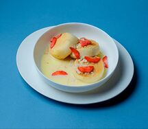 Сырники с цитрусовой сметаной или сгущенкой на выбор