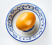 Яйцо, варенное в чае