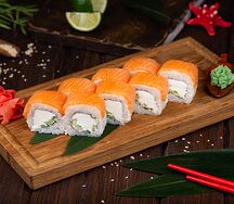 Ролл Филадельфия с огурцом