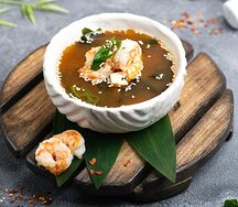 Суп Мисо с креветками