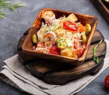 Салат Цезарь с креветкой