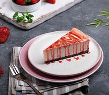 Чизкейк клубничный