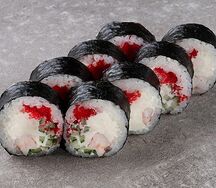 Ролл с королевской креветкой