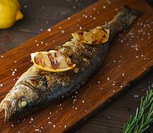 Сибас на гриле