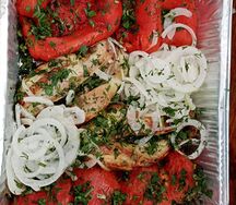 Овощи на углях