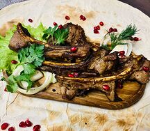 Шашлык из бараньей корейки