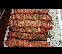 Люля-кебаб из курицы с грибами