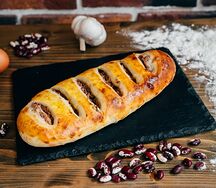 Лобиани с фасолью 