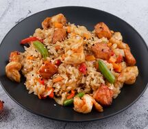 Рис с курицей